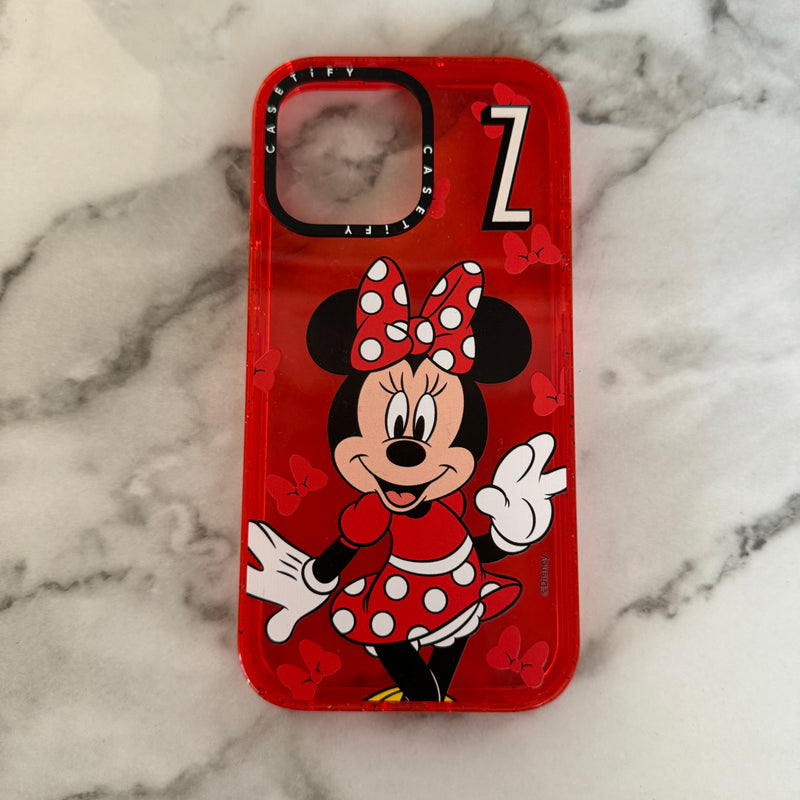 iphone 14 pro max case minnie with Z initial