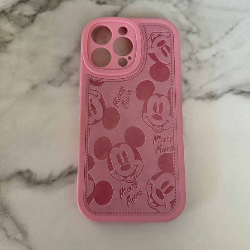 iphone 14 pro max case pink mickey