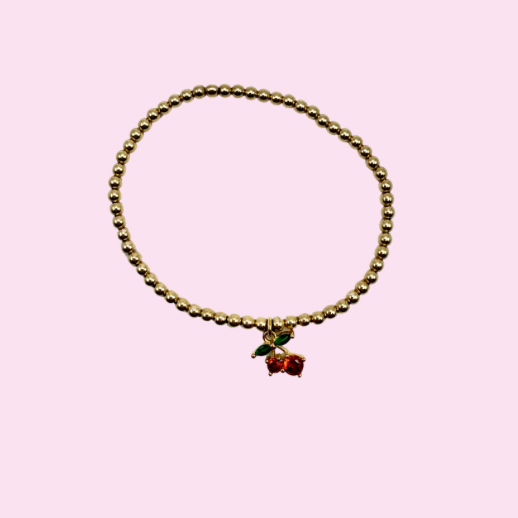 cherry on top bracelet