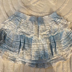 lsf blue + white skirt size large