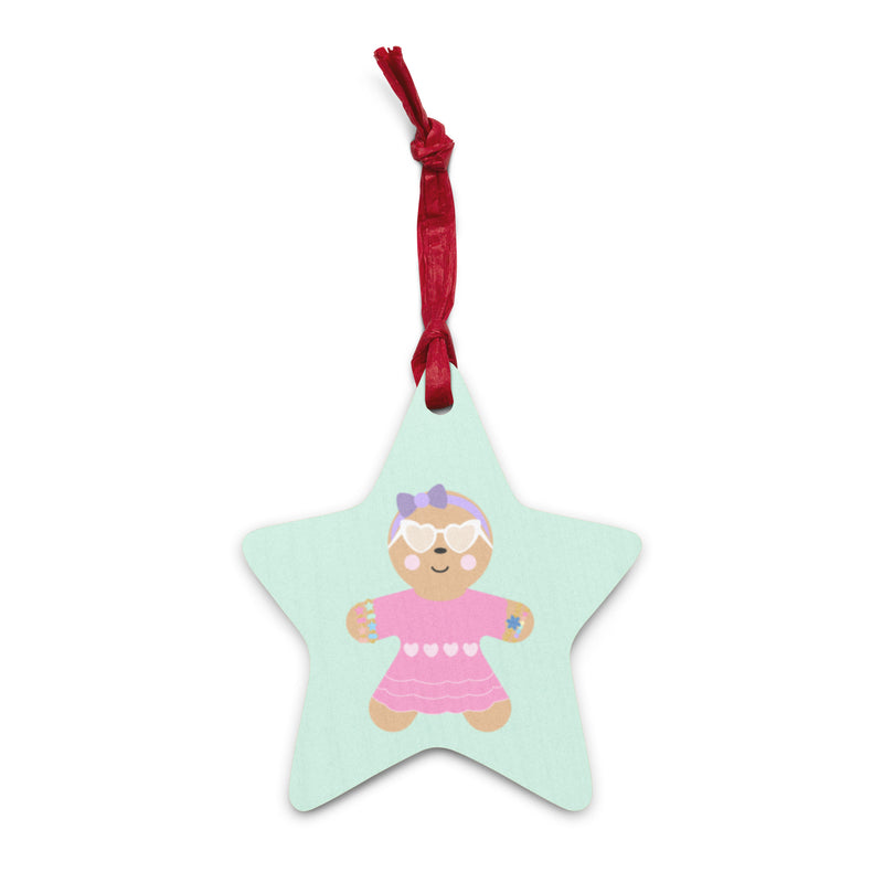GINGER SPICE MINT STAR ORNAMENT